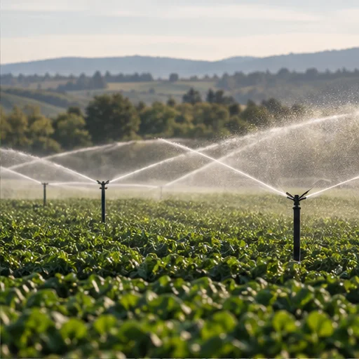 Agriculture environment behind a mobile application concept