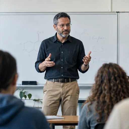 Teacher in classroom
