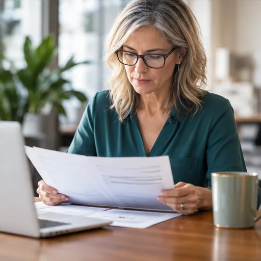 Document review at desk
