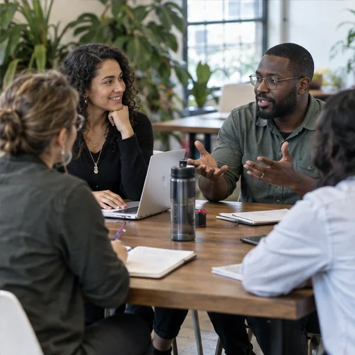 Nonprofit planning meeting
