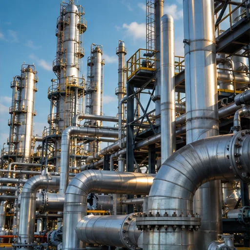 Refinery pipework