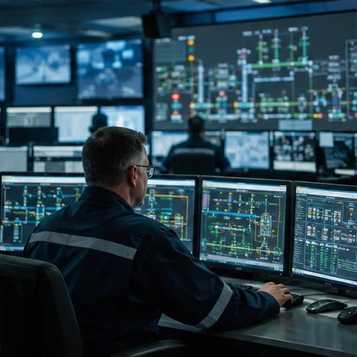 Industrial control room