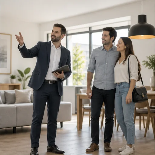 Agent showing home