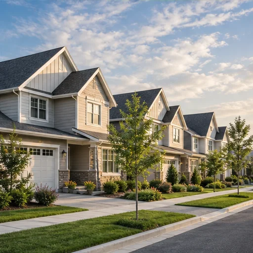 New residential neighborhood