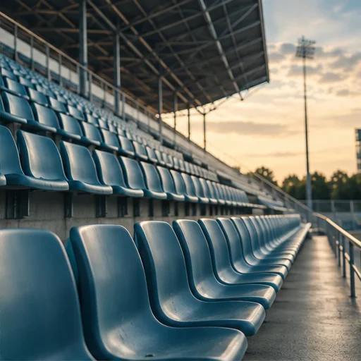 Sports environment behind a mobile application concept
