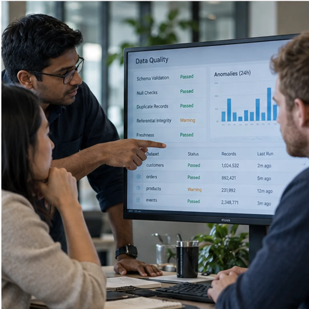 Reviewing data quality together