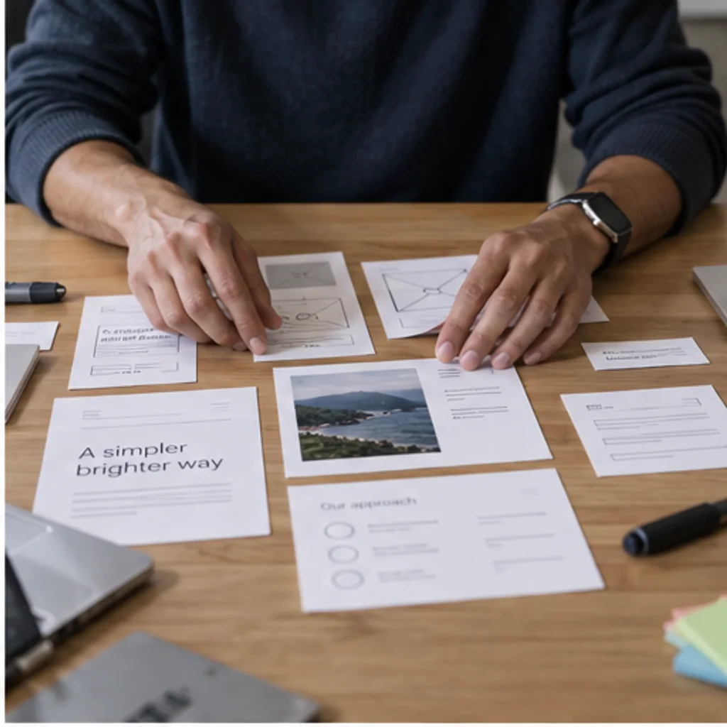 Exploring wireframes and task flows
