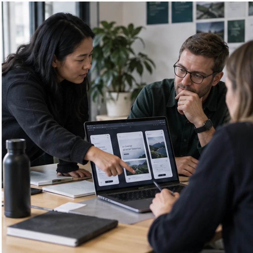 Reviewing an interactive prototype